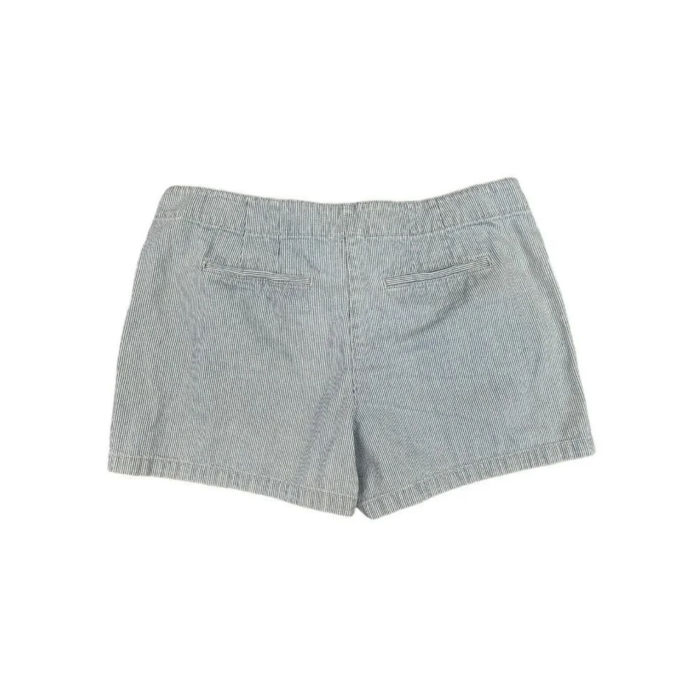 LOFT Shorts Womens 2 Blue/White Striped Shorts